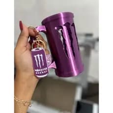 Kit Monster - Porta Lata Monster - Chaveiro abre lata.