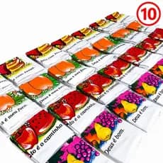 Pano de Prato,Guardanapo,Pano de Pia  Kit com 10 UnidadesTamanho 45X65 cm com com Estampas variadas