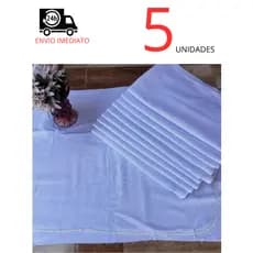 Pano de Limpeza,Saco Pano de Chao Alvejado,100% Algodão,Kit Com 5 Unidades Tamanho 53x72