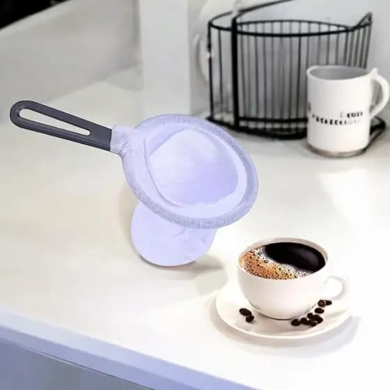 Coador de Café de Pano Tamanho GRANDE Reutilizável e Sustentável
