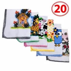 Kit Pano de Prato  com Viés | Super Absorvente | Estampado Cozinha Sortido