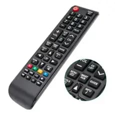 Controle Remoto Compatível Tv Samsung Led Lcd 32 40 42 50 55 Preto