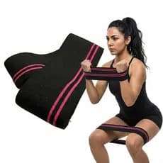 Hip Mini Band Leve Tecido Elástico Faixa Resistência Treino Quadril Pernas Braços