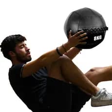 Wall Ball 8kg Treino de Fortalecimento Para Academia Musculação Medicine Funcional Cross Bola Peso