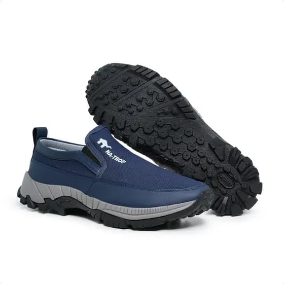 Tênis Casual Masculino Antiderrapante Slip-On Sapatilha Outdoor Leve e Respirável Conforto Total Ideal Para  Aventura
