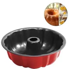 Forma Antiaderente Redonda Para Pudim E Bolo Grande Assadeira De Forno Utensílio De Cozinha