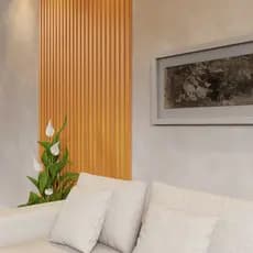 ENVIO FULL ATÉ 85 PAINÉIS AUTOCOLANTE RIPADOS EM MDF 45X11CM PARA PAREDE