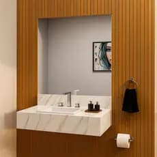 ENVIO FULL KIT ATÉ 75  REVESTIMENTO PAINEL DE PAREDE RIPADO DECORATIVO MDF 45X11CM COBERTURA 3,73M²