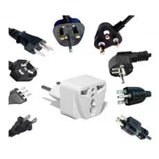 Adaptador Universal Bivolt Tomada Benjamin Padrão Europeu EUA Brasil Viagem - ENVIO IMEDIATO