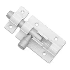 Ferrolho 2 polegadas 5cm para Porta Banheiro Gás eletrostática acompanha parafusos - Envio Imediato