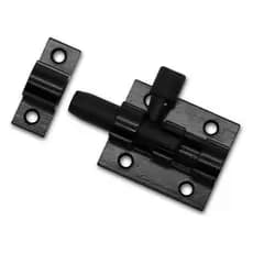 Trinco Fecho Ferrolho 1 1/2 Pol 40mm Porta de Alumínio - Trava Armário e Portas