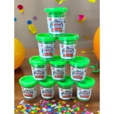 Kit 10 Massinhas de Modelar Infantil Diver Massa Lembracinha de Festa Aniversário - Escolhe a Cor