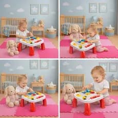 Kit 4 Tapete Eva Emborachado infantil 50x50x1cm Linha Premiun