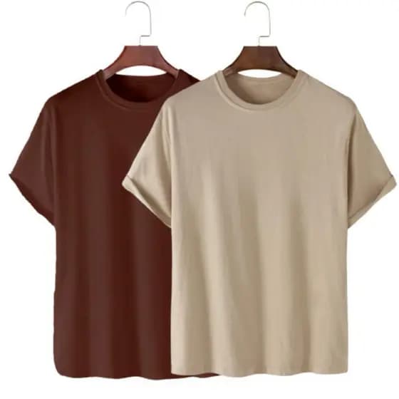 Kit 2 Camiseta T-Shirt Streetwear Básica Camisa Camiseta Unissex Casual Promoção