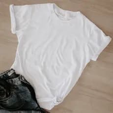 T-Shirt Feminina Várias Cores 100% Algodão Camiseta Gola Redonda Promoção