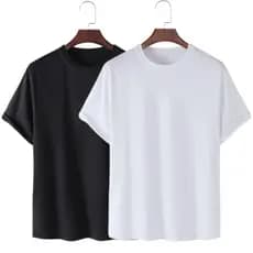 Kit 2 Camiseta Básica Unissex 100% Algodão