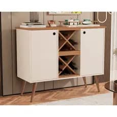Aparador Buffet  Elegance Para Sala ou Cozinha com Adega e 2 Portas