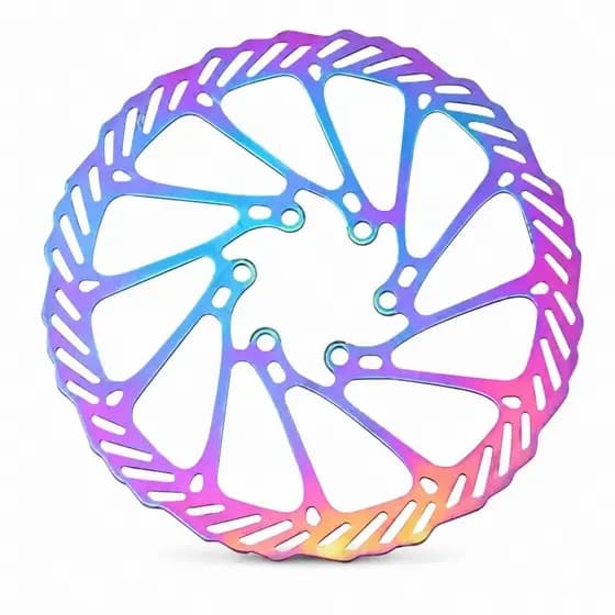 Disco De Freio Absolute 203mm 6 Furos Slick Oil Camaleão MTB