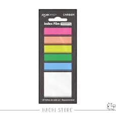 Bloco Adesivo Transparente 6 cores Neon 120 folhas