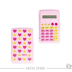 Mini Calculadora Flip Rosa | Lilás com tampa 8 dígitos