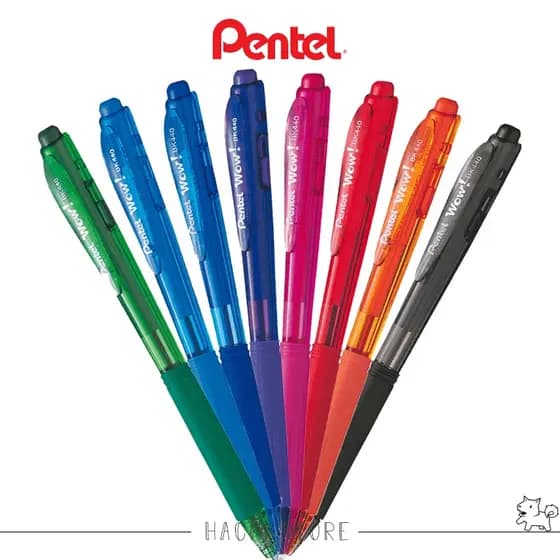 Caneta Esferográfica Wow! Colorida 1.0mm - PENTEL