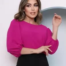 Blusa Feminina 3/4 Manga Elegante Promoção Tecido Social P ao GG Moda Evangelica