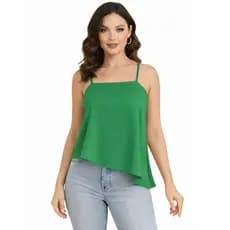 Regata Assimétrica Feminina Verão Tendecia Moda Promoção Jovem