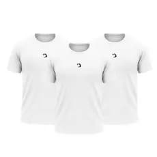 KIT 3  CamisetaS Dry Fit Movement - Symbol - Branca