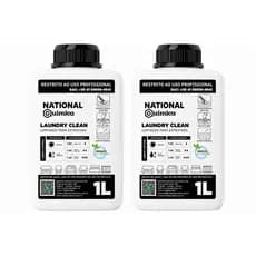 KIT 2 Limpadores de Estofados Limpa e extraí sujeiras Laundry 1L
