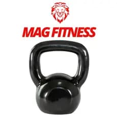 Kettlebell Emborrachado 6Kg – Peso para Academia, Treino em Casa e Musculação