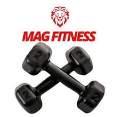 Par Halter Sextavado Emborrachado 2Kg – Peso para Academia, Treino em Casa e Musculação