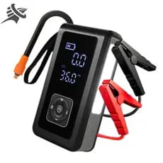 Compressor de Ar 2 em 1 Calibrador Pneu E Auxiliar de Partida de Emergência Original Peining