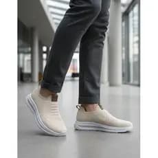 Sapatenis Tenis Masculino Knit Meia Calce Facil Slip Confort