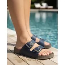 Sandália Birken Masculina Feet Clean Couro Legítimo Elegante