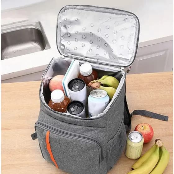 Mochila Térmica Cooler 18L Impermeável Portátil | Conserva Quente e Frio para Piquenique, Praia e Camping