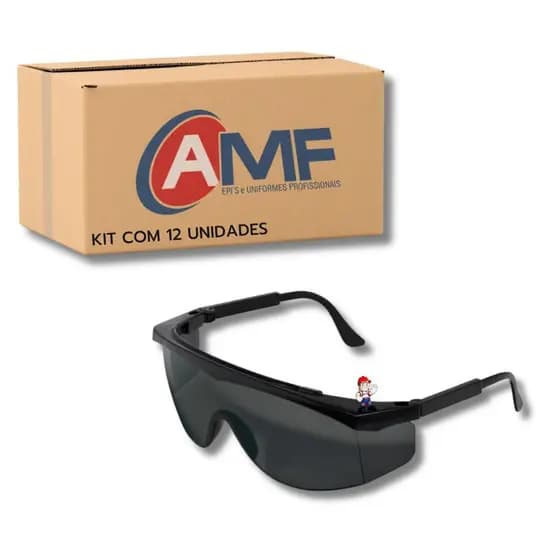 Ktit 12 Oculos Segurança Stratos AR SS1 BSS112 Fume CA 30574