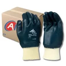 Kit 12 Pares Luva MCR Safety B97951 Predador Banho Total  Punho Malha CA 39142