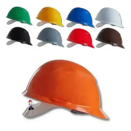 Capacete Segurança Epi Obra Completo Casco + Carneira Camper