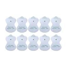 Kit 10 Eletrodos Adesivos TENS FES Massagem Fisioterapia Muscular