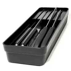 Porta Facas Organizador de Gaveta com 5 Divisórias Faqueiro