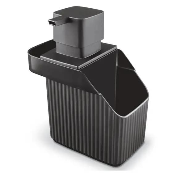 Dispenser Porta Detergente 560ml Suporte Esponja Organizador de Pia