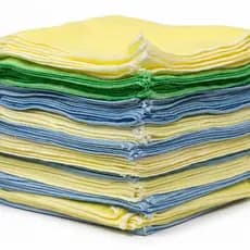 Kit 10 Panos de Limpeza Microfibra Alta Absorção Multiuso 25x25cm