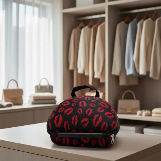 Necessaire Estojo Para Acessórios Maquiagem Bojo Organizador Cosméticos Feminino