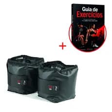 Par Caneleira de Peso 3kg ornozeleira Profissional Academia Musculação Ginastica Treino em Casa