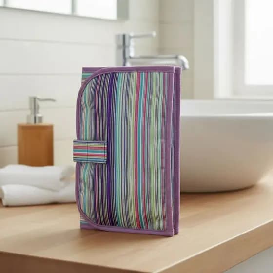 Necessaire Pastel Feminina Grande Maquiagem Escolar Viagem Multiuso