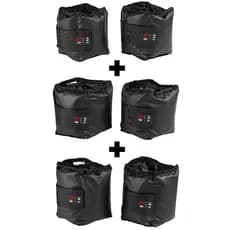 Kit Par Caneleiras Peso 2kg + 3kg + 4kg Tornozeleira de Peso Treino em Casa Funcional Academia