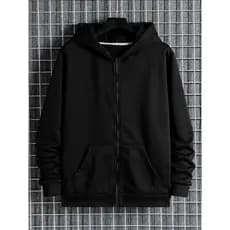 Blusa De Moletom Com Zíper Unissex Canguru Masculino Feminino Capuz e Bolsos Promoção