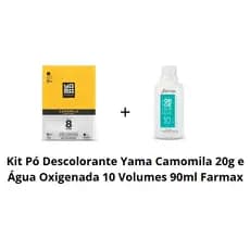 Pó Descolorante Yama Camomila 20g e Água Oxigenada 10 Volumes 90ml Farmax
