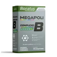 Vitamina Complexo B Megapoli Bionatus 30 Comprimidos