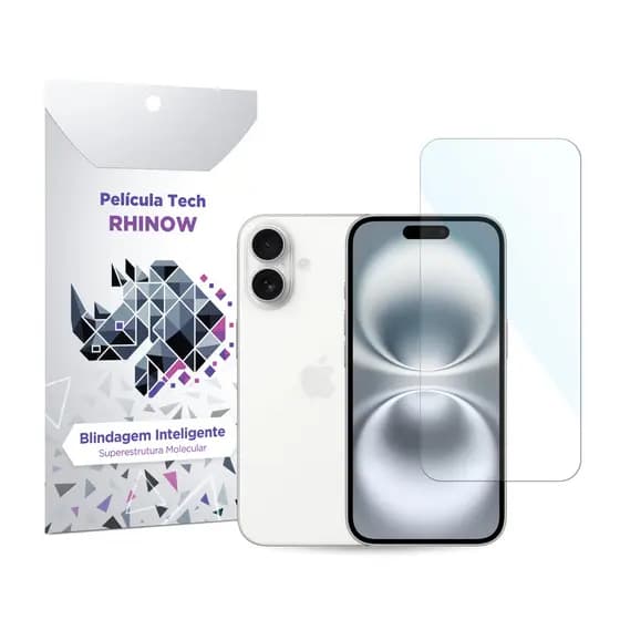 Película Tech Vidro para iPhone 16 (Rhinow)